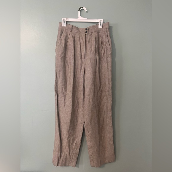 Christian Dior Vintage 80s High Rise Trouser Pants Size 14 - Picture 1 of 7
